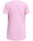 Big Girls Tech Block Logo Graphic Short-Sleeve T-Shirt Stellar Pink / / White, XS (6/6X) - фото #2