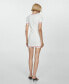 ფოტო #2 პროდუქტის Women's Contrasting Ends Short Dress