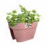 Plant pot Elho Vibia Campana Pink 26 x 39 x 22 cm Ø 40 cm