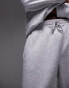 Фото #3 товара Topman relaxed sweatshirt and straight leg jogger set in frost grey marl