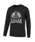 Фото #4 товара Men's Threads Black Vegas Golden Knights 2023 Stanley Cup Champions Soft Hand Long Sleeve Hoodie T-shirt