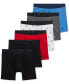 Men's 5 Pack Classic Stretch Fit Boxer Briefs + 1 Bonus 4D Flex Cooling Modal Boxer Briefs