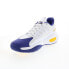 Reebok Solution Mid Mens White Leather Lace Up Athletic Basketball Shoes