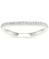 ფოტო #4 პროდუქტის Diamond Wedding Band (1/5 ct. t.w.) in 14k White Gold