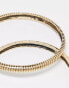 Фото #3 товара Reclaimed Vintage bangle 2 pack in burnished gold