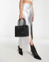 Фото #1 товара Paul Costelloe leather top handle tote bag in black