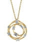 ფოტო #1 პროდუქტის EFFY® Diamond Multi-Cut Multi-Circle 18" Pendant Necklace (5/8 ct. t.w.) in 14k Gold