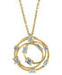 Фото #1 товара EFFY Collection eFFY® Diamond Multi-Cut Multi-Circle 18" Pendant Necklace (5/8 ct. t.w.) in 14k Gold