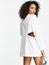 Фото #4 товара Kyo The Brand cut out side boxy blazer dress in white