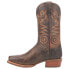 Dan Post Boots Richland Embroidered Square Toe Cowboy Mens Brown Casual Boots D