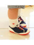 Baby Boy First Walk Sock Shoes String Navy