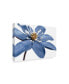 Tom Quartermaine 'Blue Flower On White' Canvas Art - 32" x 22"