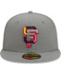 Фото #3 товара Men's Gray San Francisco Giants Color Pack 59FIFTY Fitted Hat