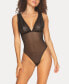 ფოტო #3 პროდუქტის Women's Covet Sequins Lingerie Bodysuit