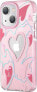 Kingxbar Kingxbar Heart Star Series etui iPhone 14 Plus etui w gwiazdki pink heart - фото #1