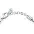 Stylish steel bracelet with Drops crystals SCZ1352