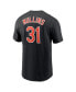 Фото #3 товара Men's Cedric Mullins Black Baltimore Orioles Player Name and Number T-shirt