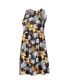 Фото #3 товара Women's Black Pittsburgh Steelers Floral Sundress