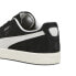 Фото #6 товара Puma Clyde Hairy Suede 39311502 Mens Black Suede Lifestyle Sneakers Shoes