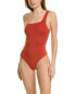 Фото #1 товара Weworewhat One-Shoulder One-Piece Women's Red Xs