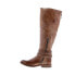 Bed Stu Eva F321120 Womens Brown Leather Zipper Knee High Boots