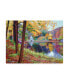 Фото #1 товара David Lloyd Glover Fall Mirror Lake Canvas Art - 20" x 25"