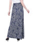 Фото #2 товара Petite Ring Faux Belt A Line Maxi Skirt