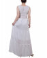 Фото #2 товара Petite Sleeveless Textured Tiered Maxi Dress