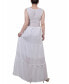 ფოტო #2 პროდუქტის Petite Sleeveless Textured Tiered Maxi Dress