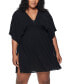 ფოტო #2 პროდუქტის Plus Size Tunic Swim Cover-Up Dress