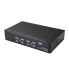 Фото #3 товара StarTech.com 4 Port DisplayPort KVM Switch - 4K 60Hz - Single Display - Dual Port UHD DP 1.2 USB KVM Switch with Integrated USB 2.0 Hub & Audio - Dell - HP - Apple - Lenovo - TAA Compliant - 3840 x 2160 pixels - 4K Ultra HD - Rack mounting - 18 W - 1U - Black