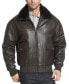 Men G-1 Leather Flight Bomber Jacket - Big and Tall