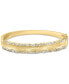ფოტო #1 პროდუქტის EFFY® Diamond Multi-Cut Bangle Bracelet (1-1/5 ct. t.w.) in 14k Gold
