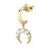 LE PETITE STORY Brass Moon earrings Gold / Golden - фото #2