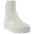 Puma Fenty By Rihanna Chelsea Combat Booties Womens White Casual Boots 366266-02