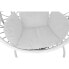 Фото #2 товара Подвесное садовое кресло DKD Home Decor 100 x 120 x 195 cm 110 x 110 x 210 cm синтетический ротанг Алюминий Белый