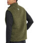 Men's Cozy Standard-Fit Mixed-Media Plush Fleece Vest