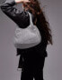 Фото #1 товара Topshop Sohana embellished grab bag in silver