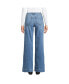 Фото #2 товара Women's Tall Recover High Rise Wide Leg Blue Jeans