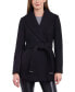 ფოტო #1 პროდუქტის Women's Wool Blend Belted Coat