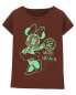 Toddler Glow In The Dark Minnie Mouse Halloween Tee 2T