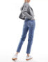 Фото #2 товара Pull&Bear comfort mom jean in medium blue