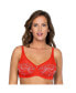 ფოტო #1 პროდუქტის Plus Size Marianne Unlined Wire Bra