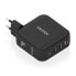 Фото #1 товара AISENS ASCH-140W3P031-BK USB-A and USB-C wall charger