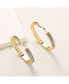 ფოტო #2 პროდუქტის Pave Hoop Earring