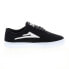 Фото #1 товара Lakai Sheffield MS3170101A00 Mens Black Suede Skate Inspired Sneakers Shoes 5.5