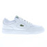Фото #1 товара Lacoste Lineset 223 1 SMA Mens White Leather Lifestyle Sneakers Shoes