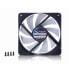 Fractal Design Silent Series R3 120 mm - Fan - 12 cm - 1200 RPM - 20.5 dB - 46.5 cfm - Black - White