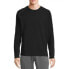 Фото #1 товара Athletic Works T-Shirt Men's 5XL Black Polyester Stretch Round Neck Long Sleeve