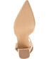 ფოტო #5 პროდუქტის Women's Tyyra Ankle Strap Pointed Toe Block Heel Pumps